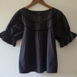 Ruffled Sleeve Blouse - Ann Taylor